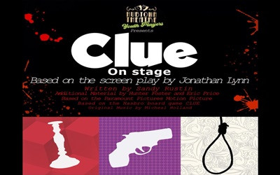 Hubtown Theatre Youth Players present Clue: On Stage, May 28 - June 1, 2024 Marigold Cultural Centre, Truro, NS