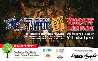 Nova Scotia Stampede Kick-off Barn Dance, September 21, 2024 Nova Scotia Provincial Exhibition Complex, Bible Hill, NS