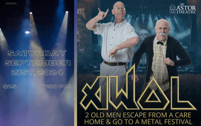 AWOL - Two old men escape from a care home and go to a metal festival, September 21, 2024 The Astor Theatre, Liverpool, NS