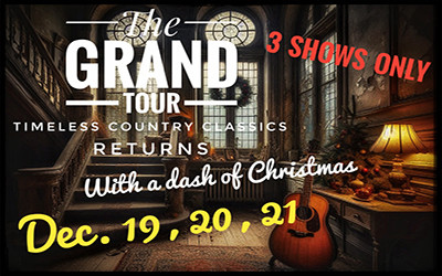 The Grand Tour - With a Dash of Christmas, December 19-21, 2024 Scott MacAulay Performing Arts Centre, Summerside, PE