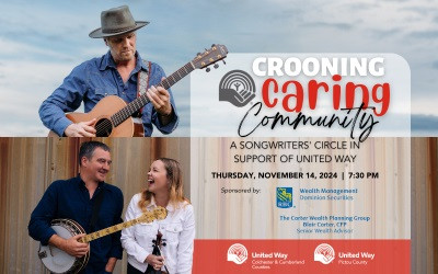 Crooning Caring Community , November 14, 2024 Marigold Cultural Centre, Truro, NS