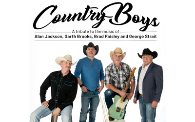 COUNTRY BOYS: Tribute to Alan Jackson, Garth Brooks, Brad Paisley & George Strait, May 24, 2025 McCain Community Theatre, Woodstock, NB