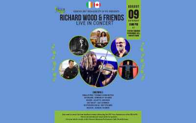 Richard Wood & Friends Live in Concert,  August 9, 2025 Florence Simmons Performance Hall, Charlottetown, PE