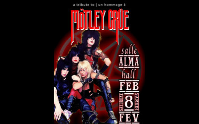 Mötley Crüe Tribute Show, February 8, 2025 Alma Hall, Atholville, NB