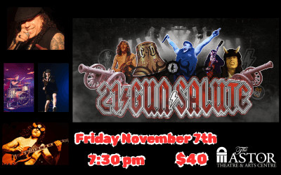 21 Gun Salute - AC/DC Tribute, November 22, 2025 The Astor Theatre, Liverpool, NS