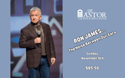 RON JAMES...The Noise Between Our Ears, November 9, 2025 The Astor Theatre, Liverpool, NS