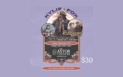 Kylie Fox - There Are Only So Many Great Nights, September 26, 2025 The Astor Theatre, Liverpool, NS