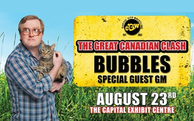 CCW Clash 36: The Great Canadian Clash - Bubbles - Special Guest GM , August 23, 2025 Fredericton Exhibition, Fredericton, NB