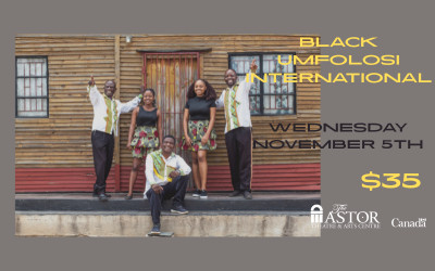 Black Umfolosi International, November 5, 2025 The Astor Theatre, Liverpool, NS