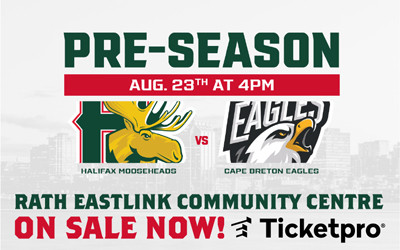 Halifax Mooseheads vs Cape Breton Eagles, QMJHL Preseason Game, August 23, 2025 RECC Arena, Truro, NS
