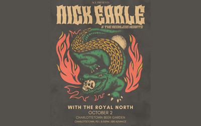 AGE presents: Nick Earle and the Reckless Hearts w/ The Royal North, October 2, 2025 Charlottetown Beer Garden & Seafood Patio, Charlottetown, PE