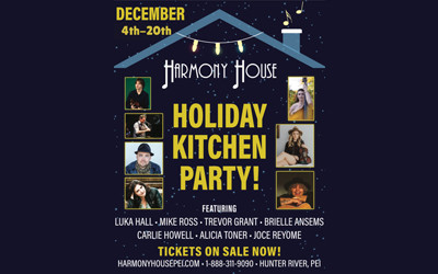 The Harmony House Holiday Kitchen Party!, December 4-20, 2025 
