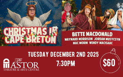 Bette MacDonald Christmas in Cape Breton '25, December 2, 2025 