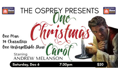 ONE CHRISTMAS CAROL Starring Andrew Melanson, December 6, 2025 
