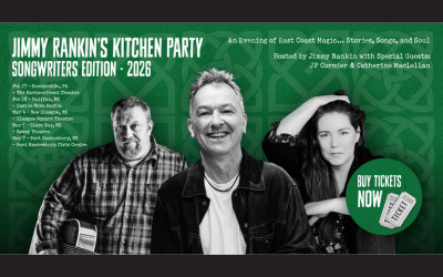 Jimmy Rankin's Kitchen Party Songwriters Edition, March 4, 2026 Glasgow Square Theatre, New Glasgow, NS