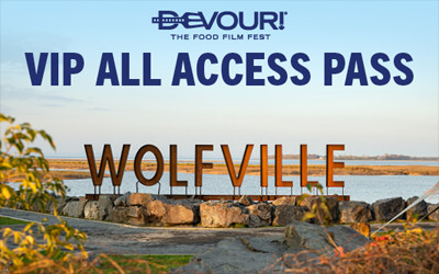 Devour! The Food Film Fest, October 19-20, 2026 Devour! Food Film Fest, Wolfville, NS