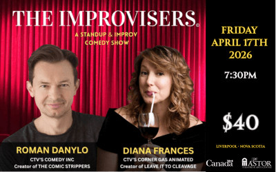 The Improvisers, April 17, 2026 The Astor Theatre, Liverpool, NS