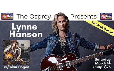 Lynne Hanson, March 14, 2026 Osprey Arts Centre, Shelburne, NS