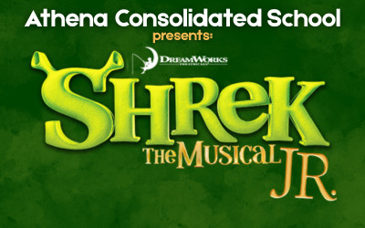 Athena Consolidated School Presents Shrek The Musical Jr., April 29-May 1, 2026 Scott MacAulay Performing Arts Centre, Summerside, PE