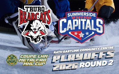 Truro Jr. A Bearcats, 2025/2026 Playoffs Millbrook First Nation Arena, Truro, NS