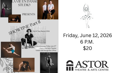 La Vie en Danse Studio - Competitive Showcase, June 12, 2026 The Astor Theatre, Liverpool, NS