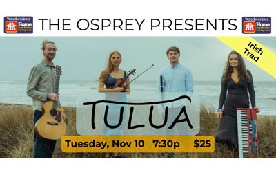 TULUA - Irish Traditional, November 10, 2026 Osprey Arts Centre, Shelburne, NS