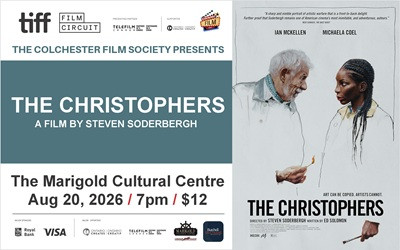 TIFF Film Circuit: The Christophers, August 20, 2026 Marigold Cultural Centre, Truro, NS