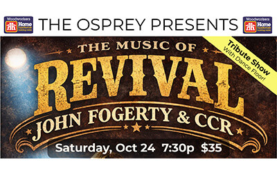 REVIVAL - John Fogerty & CCR Tribute with Jeff Brewer, October 24, 2026 Osprey Arts Centre, Shelburne, NS
