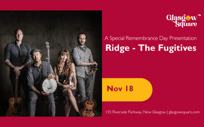 A Special Remembrance Day Presentation: RIDGE Performed by the Fugitives, November 18, 2026 Glasgow Square Theatre, New Glasgow, NS
