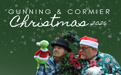 A Gunning & Cormier Christmas, December 3, 2026 Marigold Cultural Centre, Truro, NS