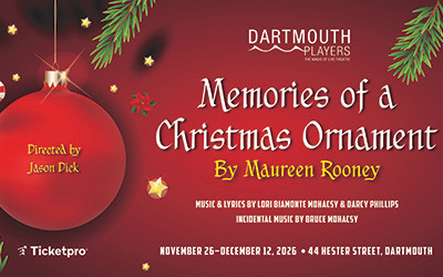 Memories of a Christmas Ornament, November 26-December 12, 2026 Stairs Memorial United Church - Lower Hall, Dartmouth, NS