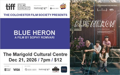 TIFF Film Circuit: Blue Heron, December 21, 2026 Marigold Cultural Centre, Truro, NS