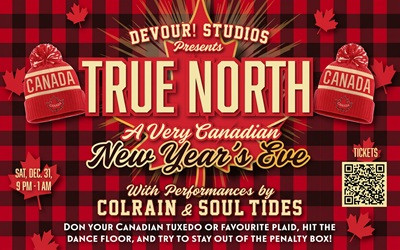 True North: New Year's Eve at Devour! Studios, December 31, 2026 Devour! Studios, Wolfville, NS