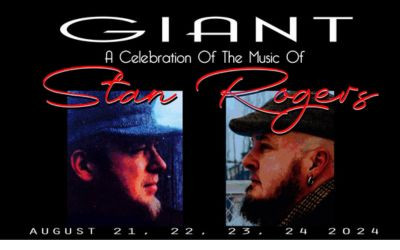 GIANT : A celebration of The Music of Stan Rogers, August 21 to 24, 2024 Scott MacAulay Performing Arts Centre, Summerside, PE
