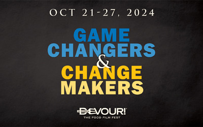 Devour! The Festival, October 21-27, 2024 Devour! Food Film Fest, Wolfville, NS