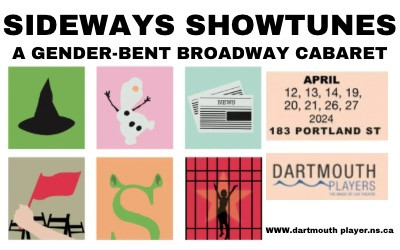 Dartmouth Players Presents: Sideways Showtunes, April 2024 St. James Church Hall, Dartmouth, NS