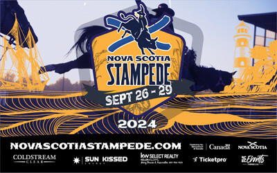 Nova Scotia Stampede, September 26-29, 2024 Nova Scotia Provincial Exhibition Complex, Bible Hill, NS