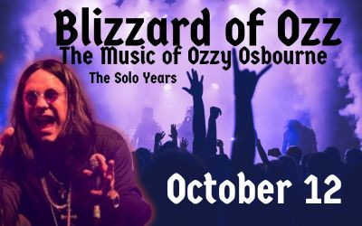 Blizzard of Ozz The Music of Ozzy Osbourne: The Solo Years, October 12, 2024 Scott MacAulay Performing Arts Centre, Summerside, PE