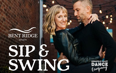 Sip & Swing, June 30, July 21, August 18 & September 22, 2024 The Pavilion at Bent Ridge Winery, Windsor, NS