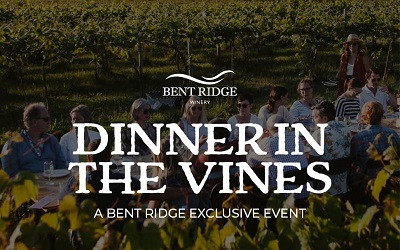 Dinner in the Vines , July 6, July 20, August 17 & August 31, 2024 The Pavilion at Bent Ridge Winery, Windsor, NS