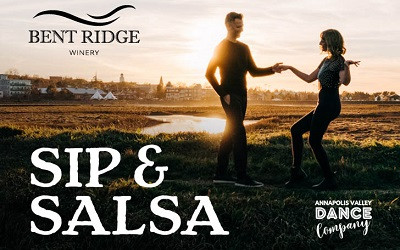 Sip & Salsa, June 9, July 7, August 4 & September 8, 2024 The Pavilion at Bent Ridge Winery, Windsor, NS
